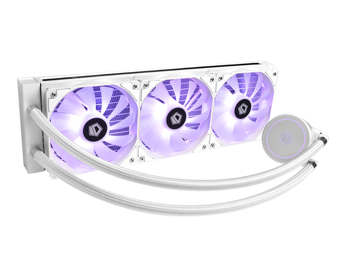 ID-Cooling AuraFlow X 360 SNOW 4 Pin PWM RGB İşlemci Sıvı Soğutma