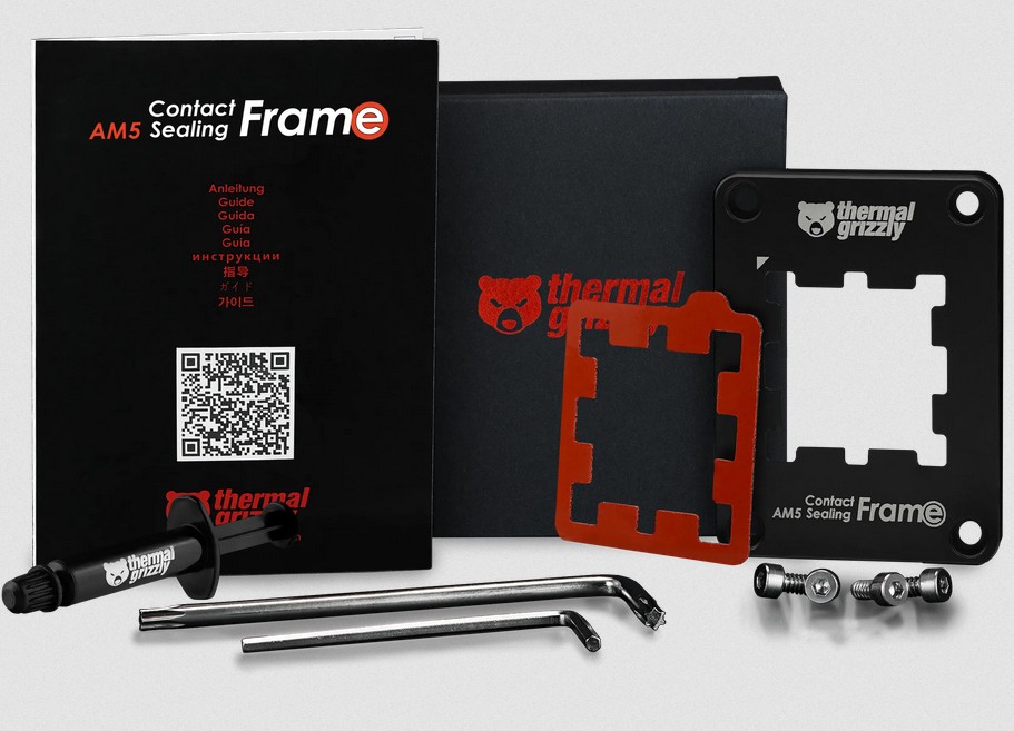 Thermal Grizzly AM5 High Performance Kontakt Çerçeve ve CPU Koruma