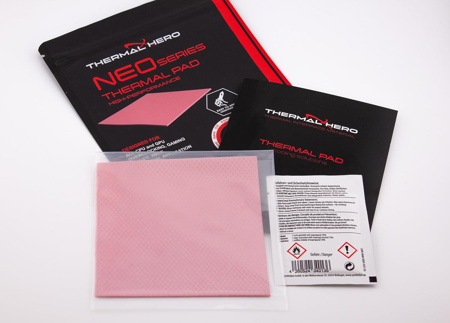 Thermal Hero NEO 30x30x1.0mm TH-412410-INT Yüksek Performanslı Termal Ped (Thermal Pad)